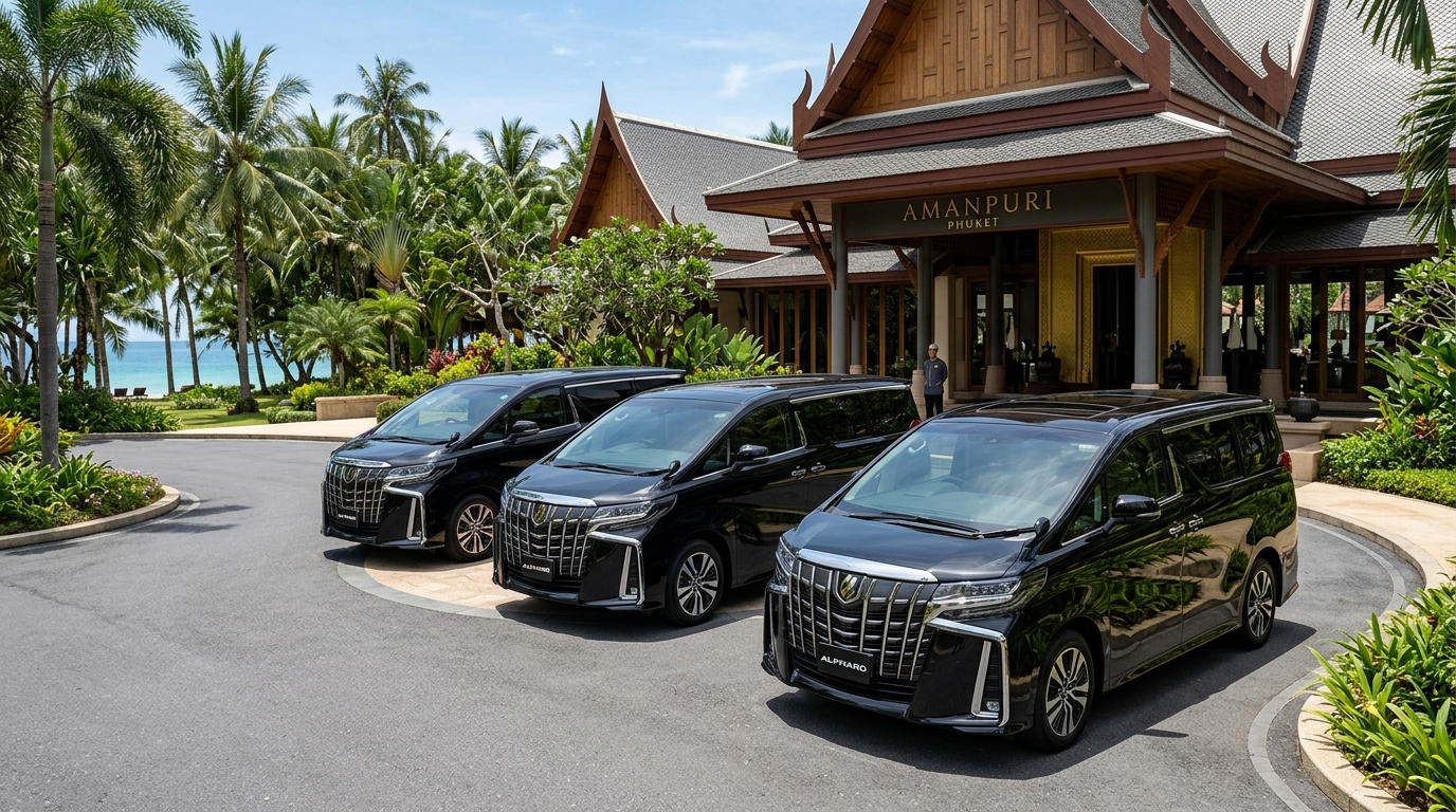 Toyota Alphard Fleet at Luxury Hotel
